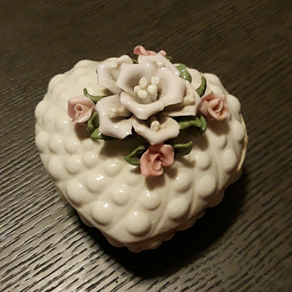 Heart-Shaped Trinket Box